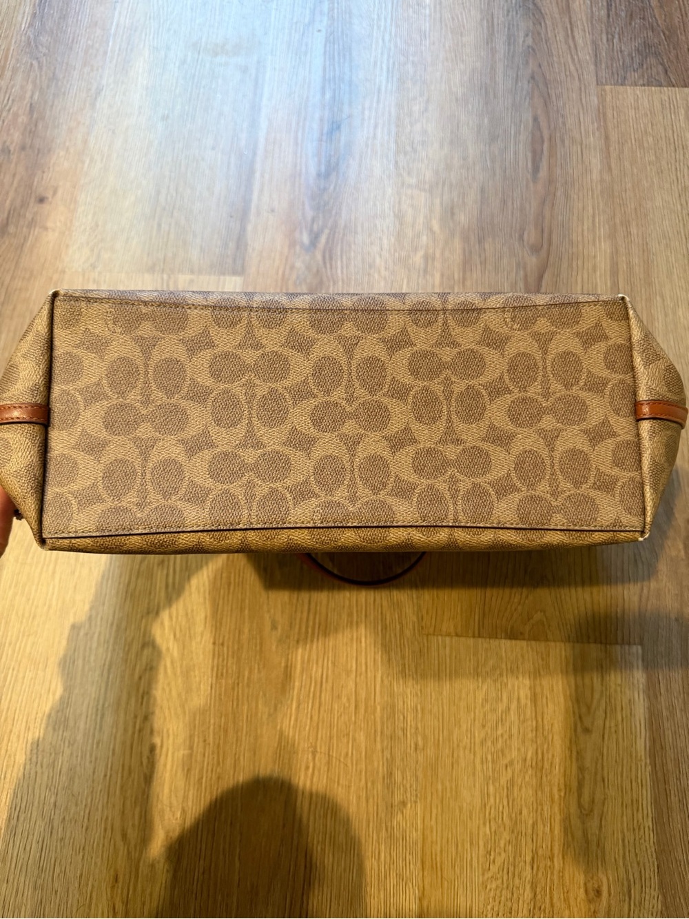 Coach Day Tote in Signature Canvas - Brass/Tan/Rust - Picture 3 of 12